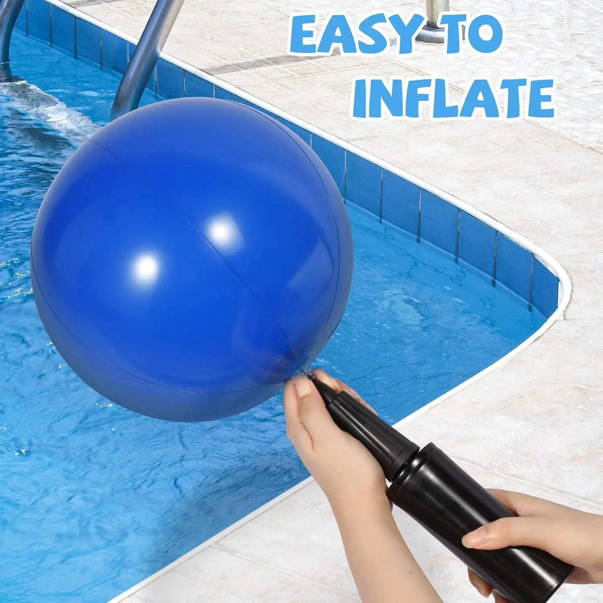 Pool Toys Games Set- Tic Tac Toe Inflatable Pool Toy with 10 Balls - for Adults Teens Kids 2-10 Players