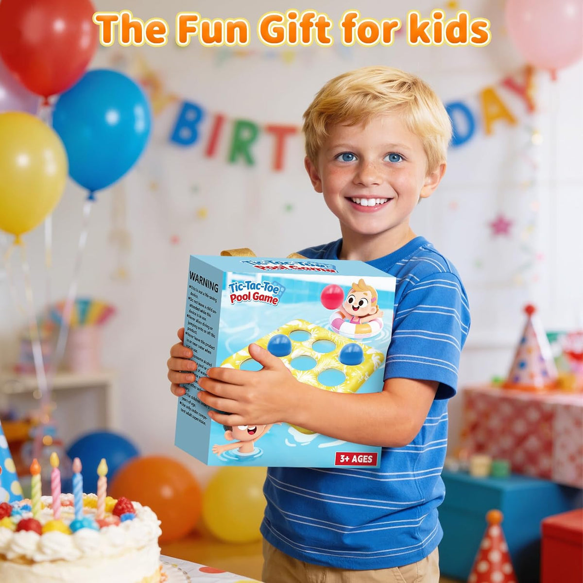 Exciting Inflatable Pool Tic Tac Toe Game for Kids and Adults - Perfect for Summer Fun!