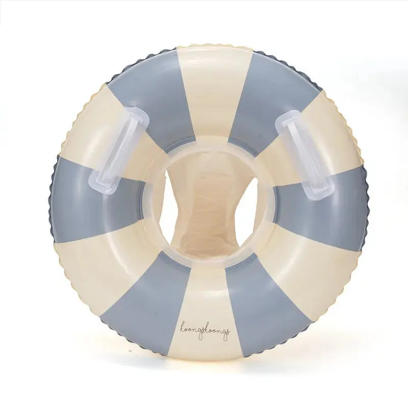 Baby Swimming Float Inflatable Circle Baby Pool Float Ring with Sunshade Baby Bathing Swimming Pool Toys for Babies 3-36 Months