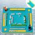 Elevate Your Pool Parties with the Ultimate Floating Mahjong Table - 33.5In Foldable Water Game Tray for Fun Card & Tile Games - Perfect for Adults!