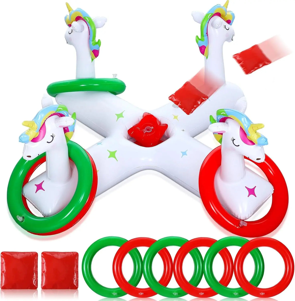 Pool Games Unicorn Pool Float Ring Inflatable Ring Games Toys