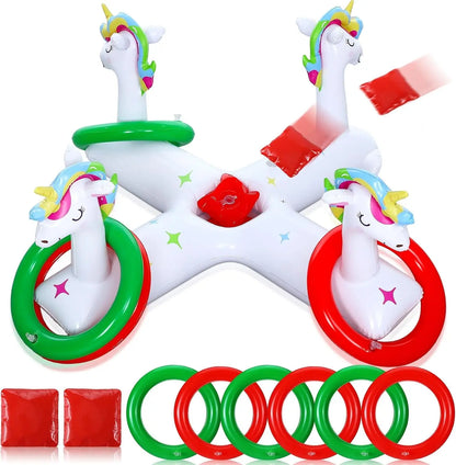 Pool Games Unicorn Pool Float Ring Inflatable Ring Games Toys