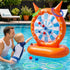Kids Pool Toys Games, Inflatable Dart Board Ball and Ring Toss Water Game