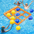 Pool Toys Games Set- Tic Tac Toe Inflatable Pool Toy with 10 Balls - for Adults Teens Kids 2-10 Players