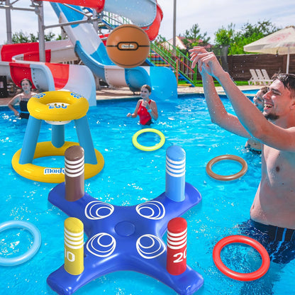 Pool Ring Toss Toys, Adults Swimming Pool Games