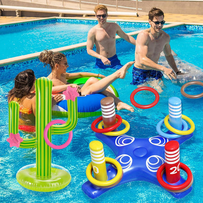 Pool Ring Toss Toys, Adults Swimming Pool Games