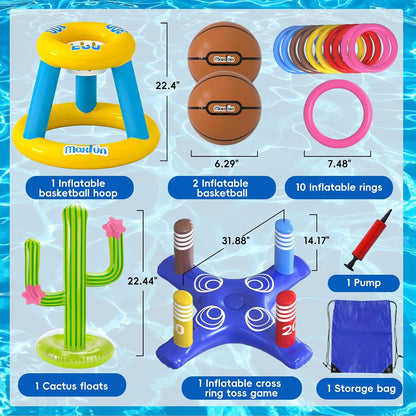 Pool Ring Toss Toys, Adults Swimming Pool Games