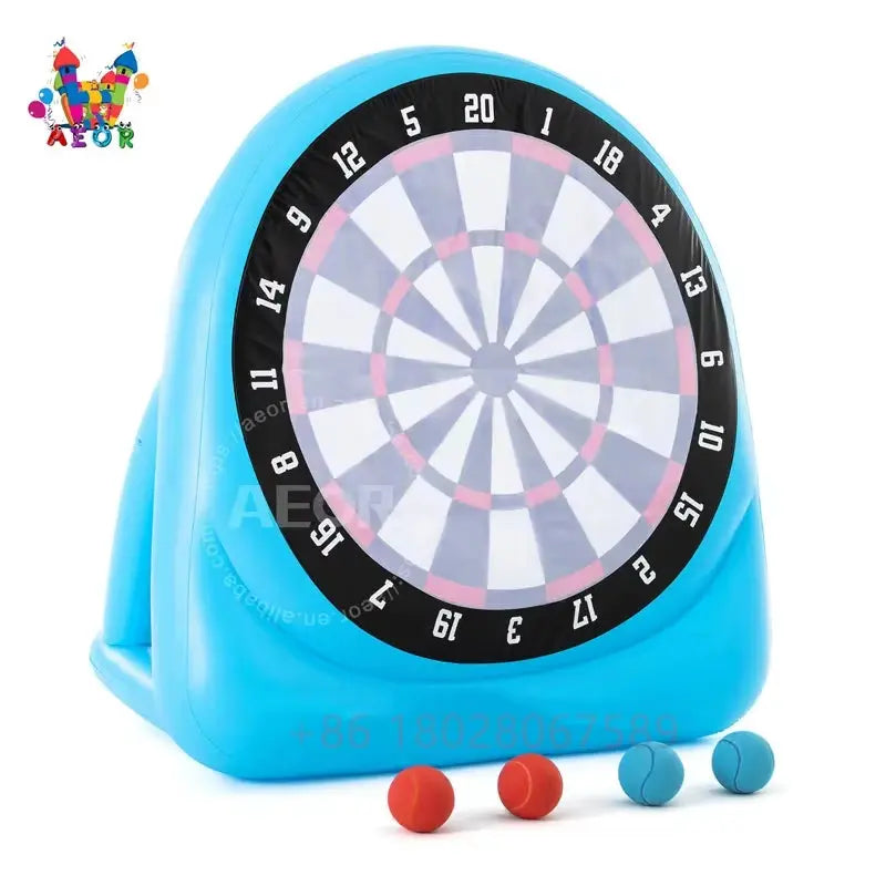 6Ft Inflatable Football Dart Board Sticky Soccer Balls Kicking Shooting Target Game Outdoor Sport Kick Dart Game Inflatable