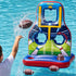 Inflatable Football Toss Pool Games Set, Fun Pool Float Toys for Kids Teens
