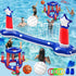 Pool Games Set 3-In-1 Volleyball Net & Basketball Hoop & Ring Toss