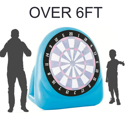 6Ft Inflatable Football Dart Board Sticky Soccer Balls Kicking Shooting Target Game Outdoor Sport Kick Dart Game Inflatable