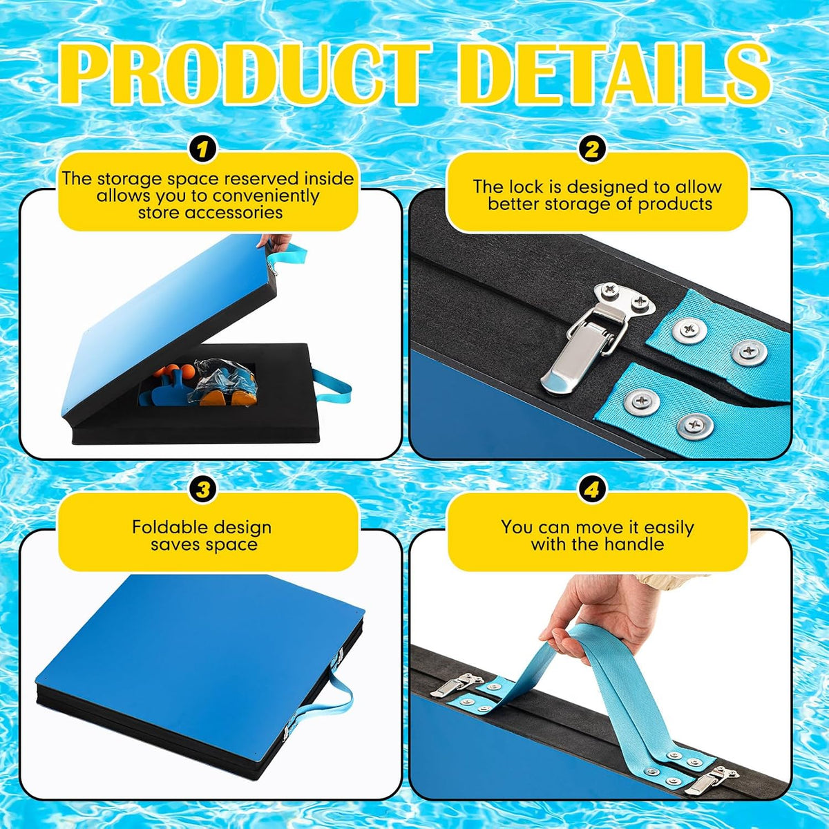 Elevate Your Summer Fun with the 2026 Heavy Duty Pool Table Tennis Floating Set - Foldable, Portable, and Perfect for All Ages!