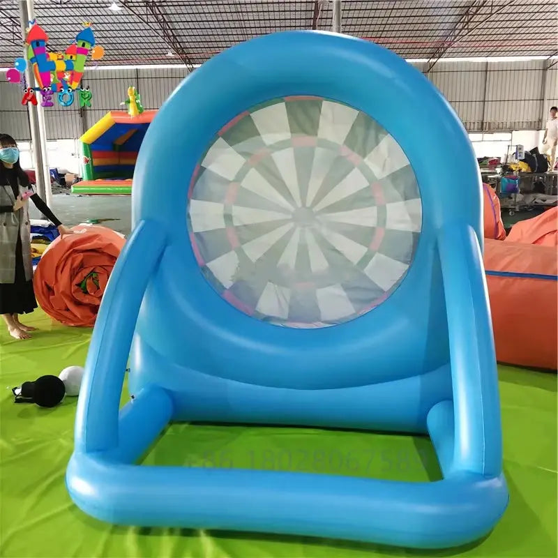 6Ft Inflatable Football Dart Board Sticky Soccer Balls Kicking Shooting Target Game Outdoor Sport Kick Dart Game Inflatable