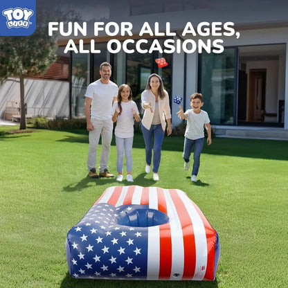 2 Sets Inflatable Pool Games Toys, Pool Cornhole Game Floating Toys for Adults Family, Water Games for Adults, Bean Bag Toss Game for Swimming Pools