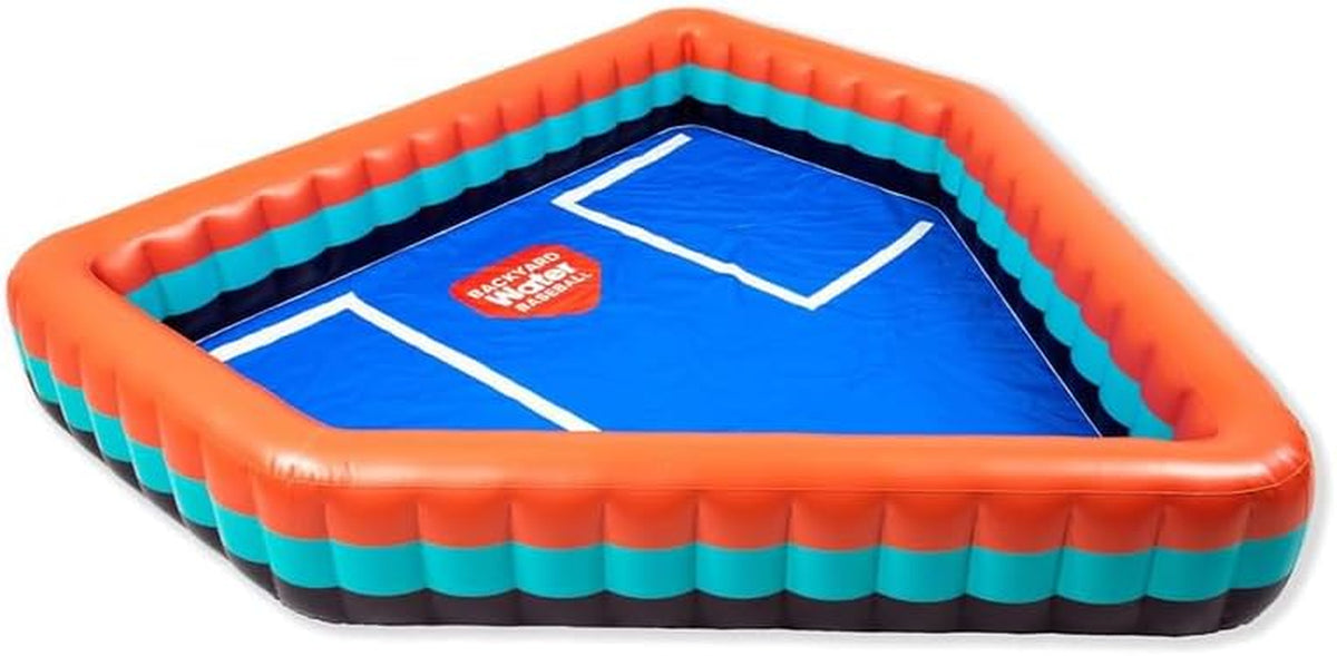 Exciting Home Plate-Shaped Inflatable Pool for Endless Summer Fun – Durable &amp; Spacious for Kids and Adults – Includes Easy-to-Use Electric Air Pump